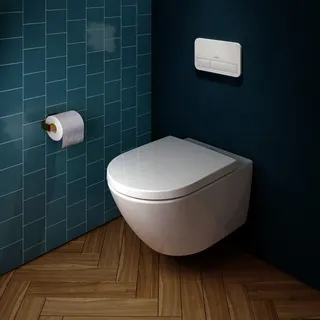 Villeroy & Boch WC-Sitz Subway 3.0 374x438x42mm Oval Weiß Alpin – Bild 3