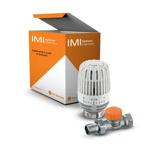 HEIMEIER Set 4 Thermostat-Kopf K eco und Th.-Ventil Eclipse, DN 15, Durchgang