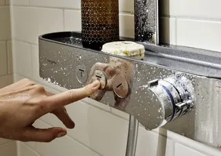Hansgrohe Showerpipe Pulsify S 260 2j EcoSmart mit Brausethermostat Aufputz chrom – Bild 4