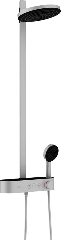 Hansgrohe Showerpipe Pulsify S 260 2j EcoSmart mit Brausethermostat Aufputz mattweiß