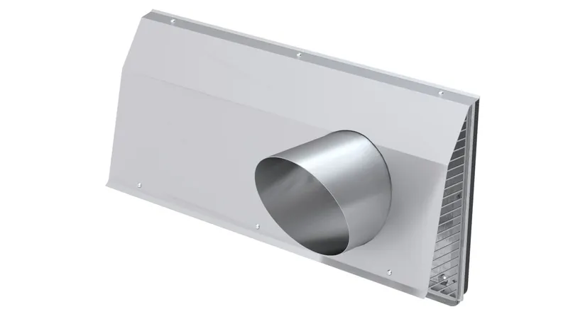 Zehnder Kombi-Außenwandgitter links DN200