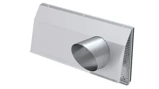 Zehnder Kombi-Außenwandgitter links DN200