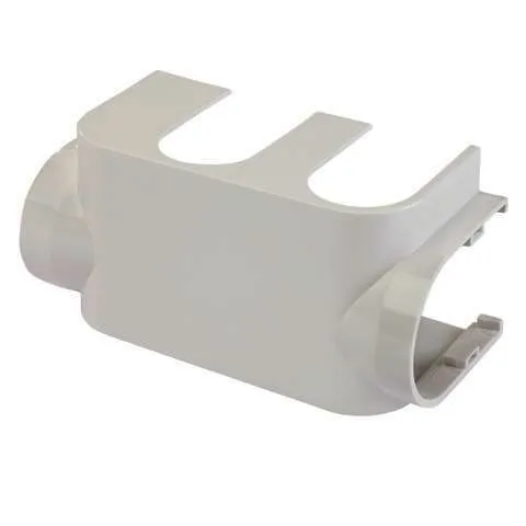 FL Designverkleidung VARIOCON Ventilarm. Kunststoff weiß Anschl. li.