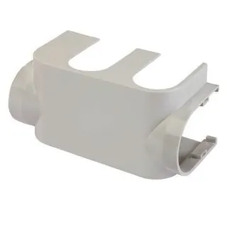 FL Designverkleidung VARIOCON Ventilarm. Kunststoff weiß Anschl. li.
