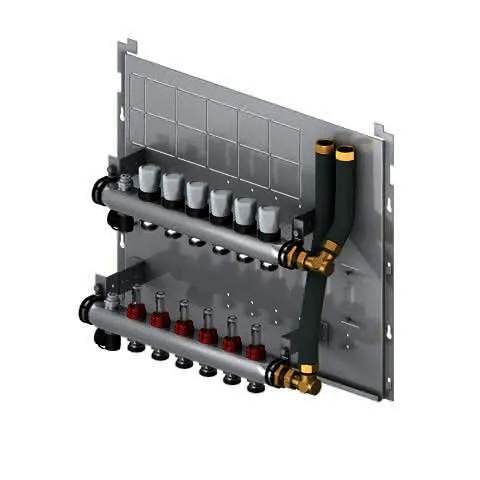FL LogoMatic G2 UFH-M 11MC FS FBHVerteiler 11Fach auf Grundplatte