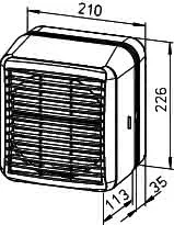 Helios GX EC 150 Fensterlüfter mit elektrischem Verschluß – Bild 2