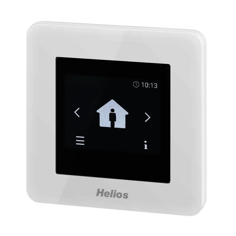 Helios KWL-BE Touch wh Bedienelement Touchdisplay, UP-Version