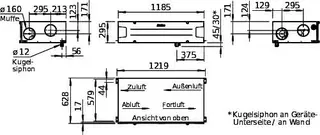 Helios KWL 340 D R KWL-Deckengerät rechts mit WRG – Bild 2
