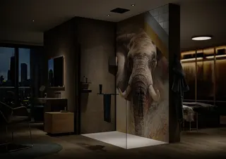 Wandverkleidung 1000x2550 mm more4YOU, Elephant by Pöppelmann – Bild 3
