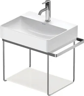 Duravit Glaseinleger in Metallkonsolen DuraSquare 003132+33 Weiß – Bild 2