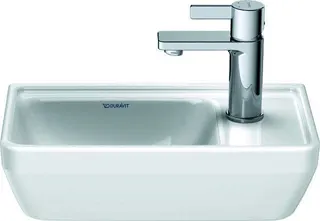 Duravit HWB D-Neo 400mm, weiß o.ÜL,m.HLB,seitl.1HL,unten glasiert – Bild 4