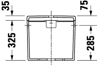 Duravit Spülkasten D-Neo, Weiß, m.IG, DF 6/3 L, WA re./li. 3/8"Messing – Bild 4