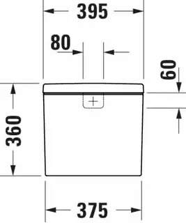 Duravit Spülkasten D-Neo, Weiß, m.IG, DF 6/3 L,WA unten links 3/8"Plastik – Bild 5