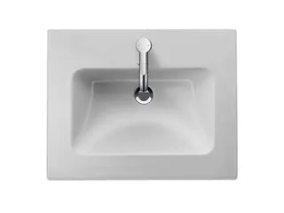 Duravit Möbelwaschtisch ME by Starck 530 mm m. ÜL, m. HLB, 1 HL, weiß – Bild 4