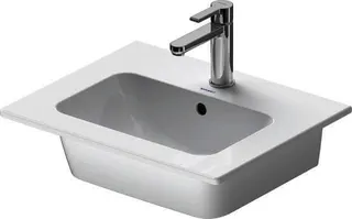 Duravit Möbelwaschtisch ME by Starck 530 mm m. ÜL, m. HLB, 1 HL, weiß – Bild 5