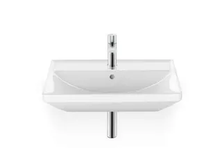 Duravit Waschtisch D-Neo, 550mm, weiß mit ÜL, mit HLB, 1 HL