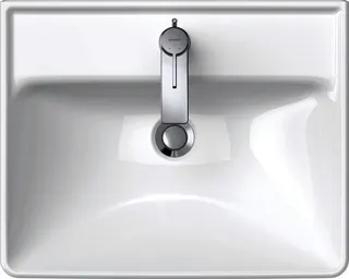 Duravit Waschtisch D-Neo, 550mm, weiß mit ÜL, mit HLB, 1 HL – Bild 4
