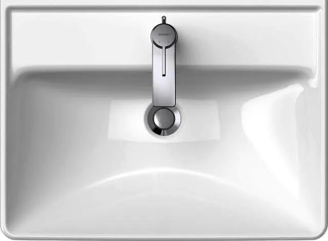 Duravit Waschtisch D-Neo, 600mm, weiß mit ÜL, mit HLB, 1 HL