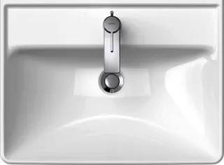 Duravit Waschtisch D-Neo, 600mm, weiß mit ÜL, mit HLB, 1 HL