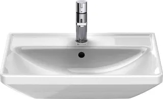 Duravit Waschtisch D-Neo, 600mm, weiß mit ÜL, mit HLB, 1 HL – Bild 3