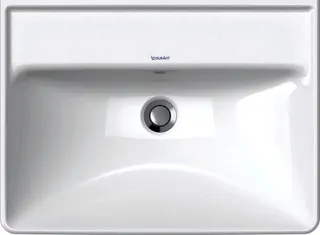 Duravit Waschtisch D-Neo, 600mm, weiß mit ÜL, mit HLB, o. HL – Bild 2
