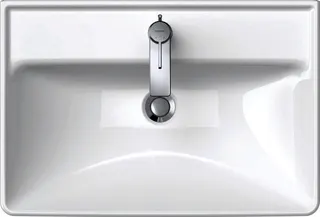 Duravit Waschtisch D-Neo, 650mm, weiß mit ÜL, mit HLB, 1 HL – Bild 2