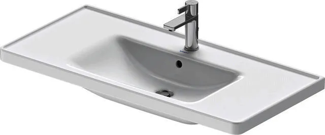 Duravit Waschtisch D-Neo, 1005mm, weiß mit ÜL, mit HLB, 1 HL