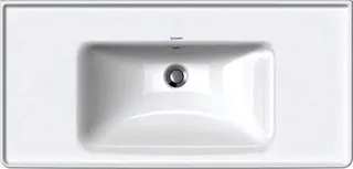 Duravit Waschtisch D-Neo, 1005mm, weiß mit ÜL, mit HLB, o.HL – Bild 3