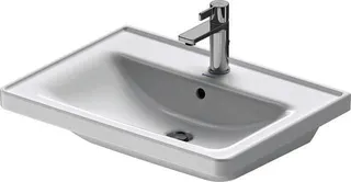 Duravit Möbel-Waschtisch D-Neo, 650mm, weiß mit ÜL, mit HLB, 1 HL – Bild 3