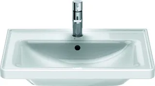 Duravit Möbel-Waschtisch D-Neo, 650mm, weiß mit ÜL, mit HLB, 1 HL – Bild 4