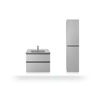 Duravit Möbel-Waschtisch D-Neo, 800mm, weiß mit ÜL, mit HLB, 1 HL – Bild 3
