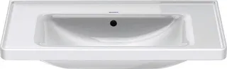 Duravit Möbel-Waschtisch D-Neo, 800mm, weiß mit ÜL, mit HLB, o.HL – Bild 2