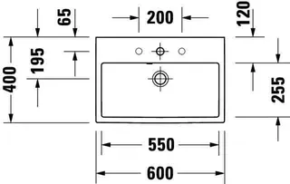Duravit WT/MWT Compact Vero Air 600mm, Weiß m. ÜL, HLB, 1 HL, Unterseite glasiert – Bild 3