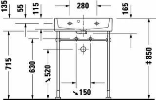 Duravit WT/MWT Compact Vero Air 600mm, Weiß m.ÜL,HLB,1 HL,geschliffen – Bild 5