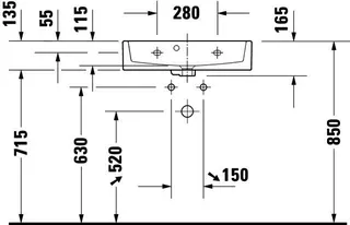 Duravit WT/MWT Compact Vero Air 600mm, Weiß m. ÜL, HLB, 1 HL, Unterseite glasiert – Bild 5