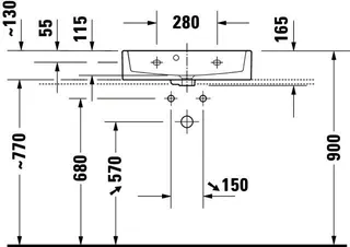Duravit WT/MWT Compact Vero Air 600mm, Weiß m.ÜL,HLB,1 HL,geschliffen, WG – Bild 3
