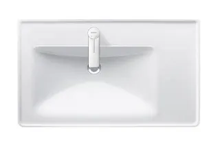 Duravit WT/MWT D-Neo, 800mm, weiß m.ÜL, HLB, 1 HL, Becken links