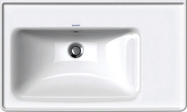 Duravit WT/MWT D-Neo, 800mm, weiß m.ÜL, HLB, o.HL, Becken links