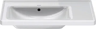Duravit WT/MWT D-Neo, 800mm, weiß m.ÜL, HLB, o.HL, Becken links – Bild 3