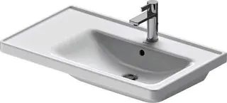 Duravit WT/MWT D-Neo, 800mm, weiß m.ÜL, HLB, 1 HL, Becken rechts – Bild 5