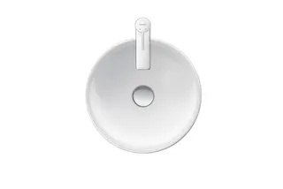 Duravit Aufsatzbecken D-Neo 400mm, rund weiß, o.ÜL, o.HLB, Bef.inkl.