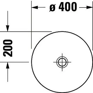 Duravit Aufsatzbecken D-Neo 400mm, rund weiß, o.ÜL, o.HLB, Bef.inkl. – Bild 5