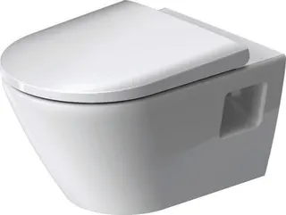 Duravit Wand-WC Set 540 mm D-Neo Weiß,TS rimless,WC-Sitz m.Absenkautomatik – Bild 2