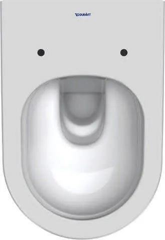 Duravit Wand-WC Set 540 mm D-Neo Weiß,TS rim.,WC-Sitz m.Absenkaut.,inkl.Durafix