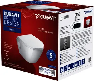Duravit WWC-Set compact 480 mm D-Neo, Weiß rimless, TS, WC-Sitz m.Absenkautom. – Bild 4
