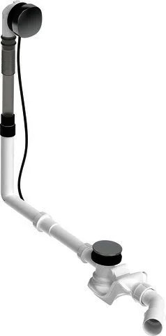 Duravit Ab- und Überlaufgarnitur Quadroval Drehgriff,Bowdenzuglänge 700mm,chrom