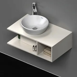 Duravit D-Neo WTU wandh.,1 offenes Fach r., 260x800x480mm, Weiß Hochglanz – Bild 2
