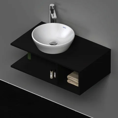 Duravit D-Neo WTU wandh.,1 offenes Fach r., 260x800x480mm, Graphit Matt