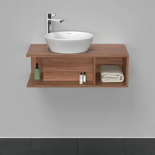Duravit D-Neo WTU wandh.,1 offenes Fach r., 260x800x480mm, Nussbaum Natur – Bild 2