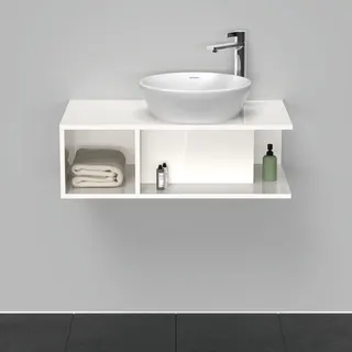 Duravit D-Neo WTU wandh.,1 offenes Fach l., 260x800x480mm, Weiß Hochglanz – Bild 2